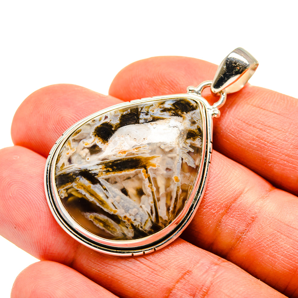 Turkish Tube Agate Pendants handcrafted by Ana Silver Co - PD743546
