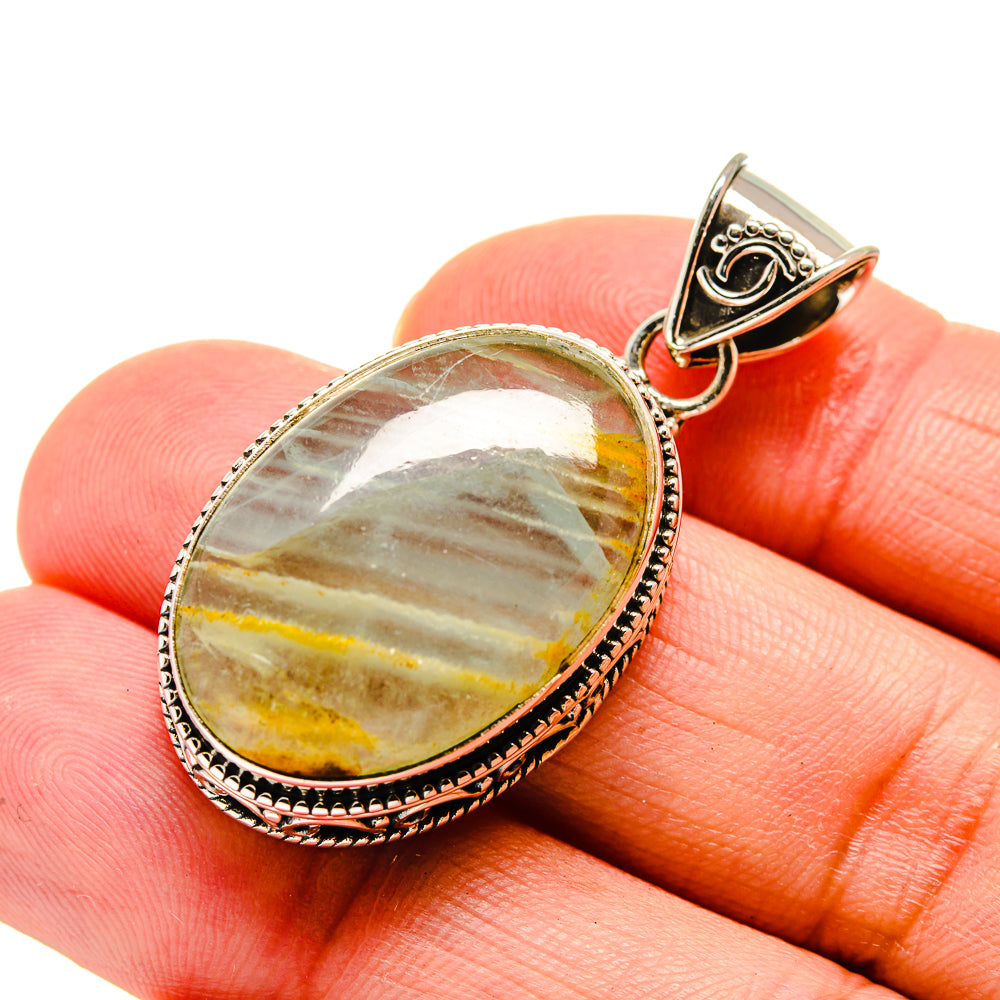Green Fluorite Pendants handcrafted by Ana Silver Co - PD743566