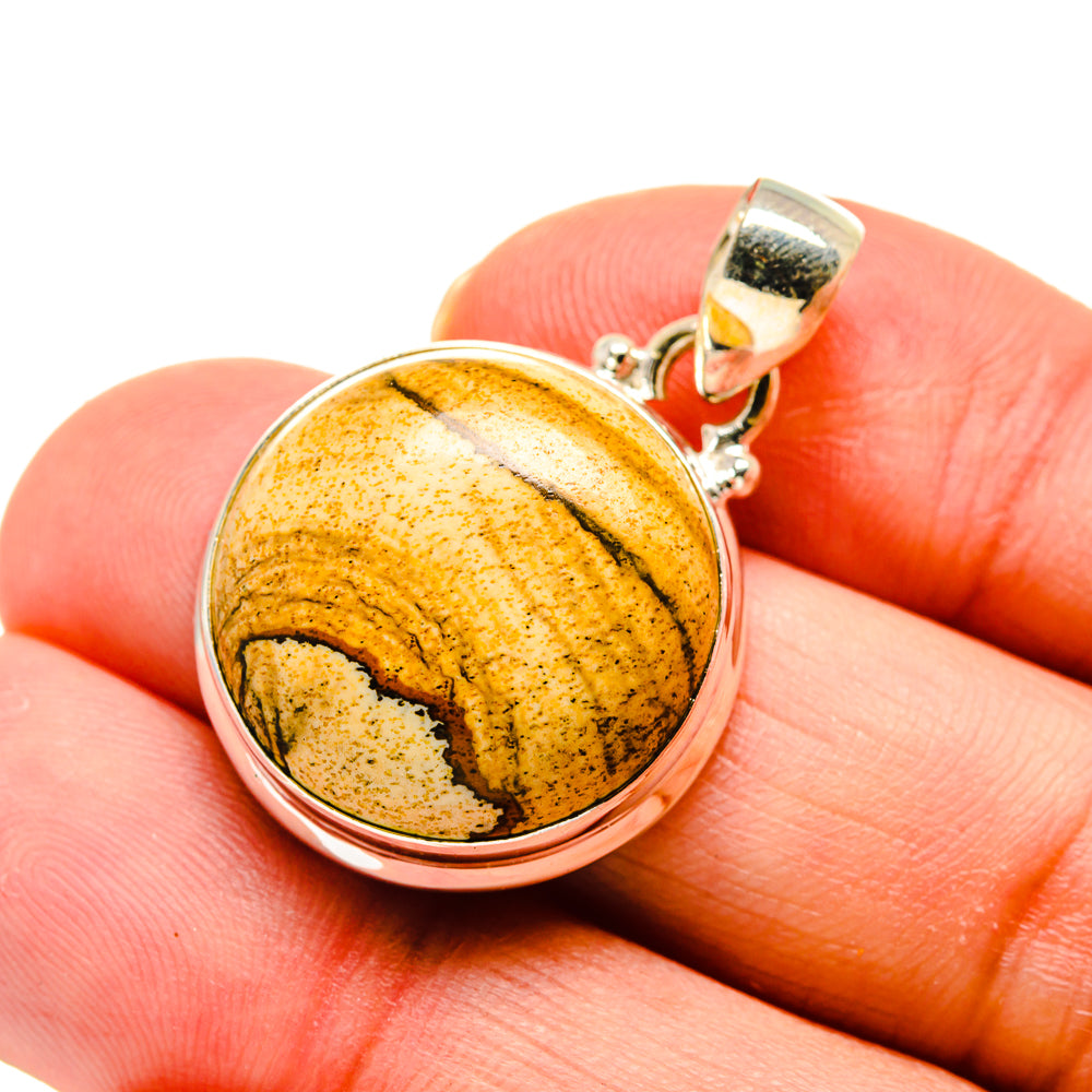 Picture Jasper Pendants handcrafted by Ana Silver Co - PD743660