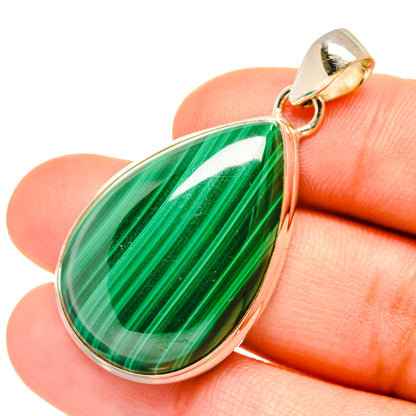 Malachite Pendants handcrafted by Ana Silver Co - PD7437