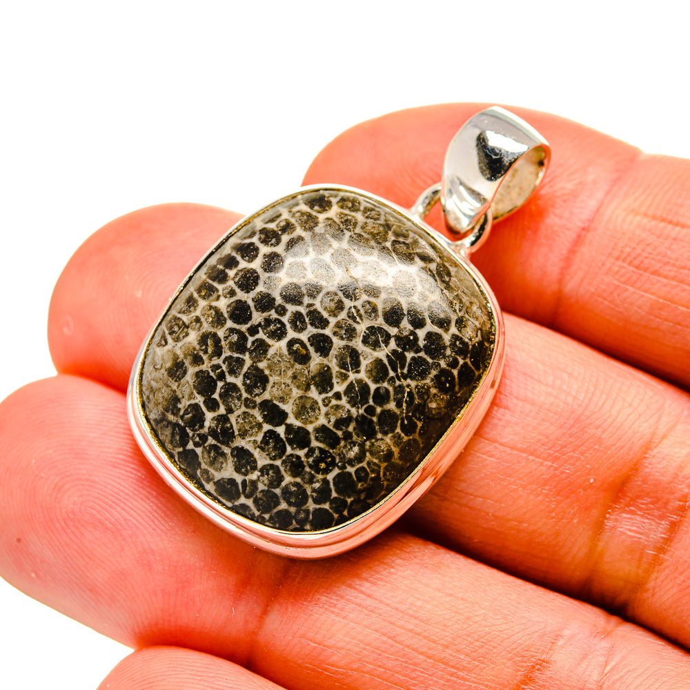 Stingray Coral Pendants handcrafted by Ana Silver Co - PD743946