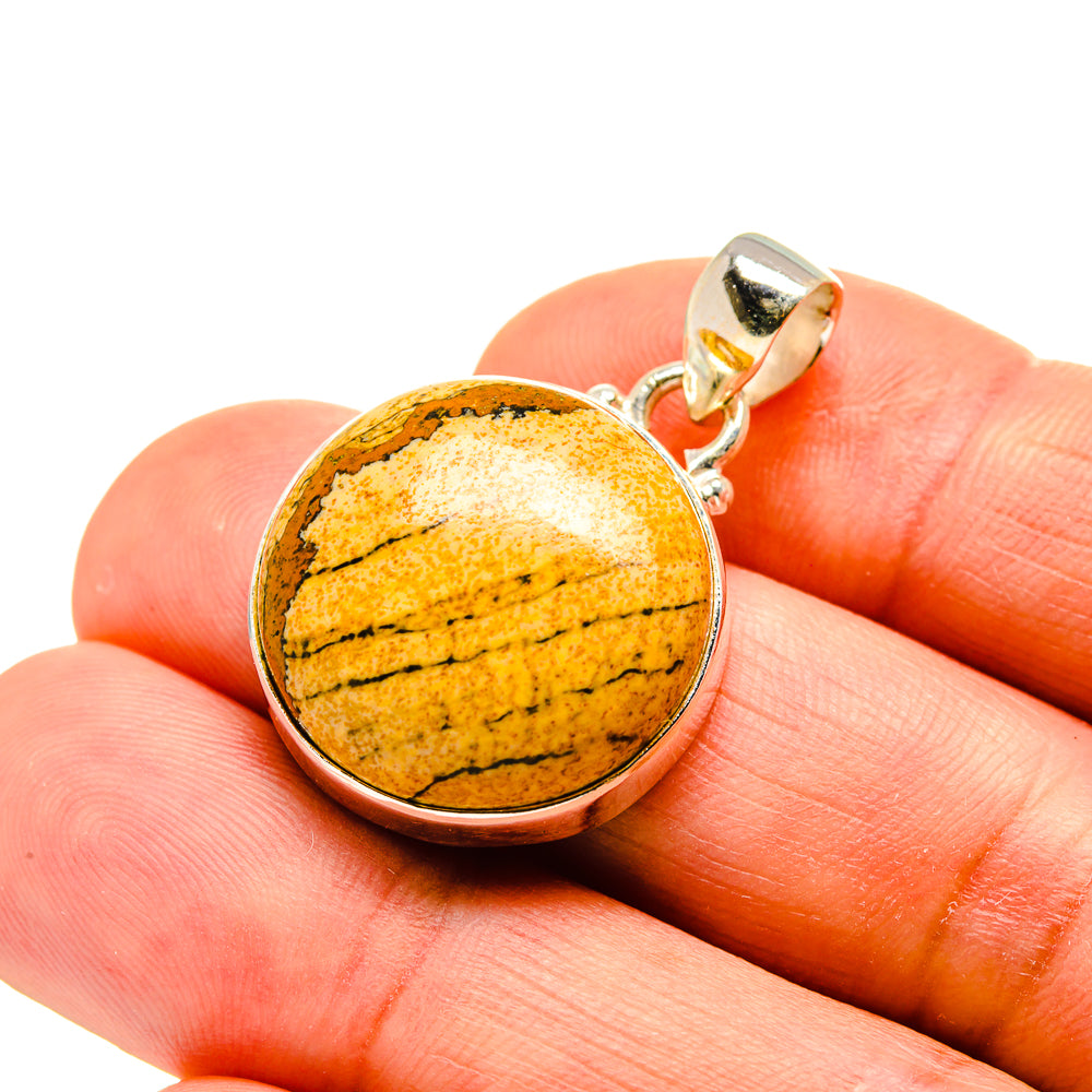 Picture Jasper Pendants handcrafted by Ana Silver Co - PD743982