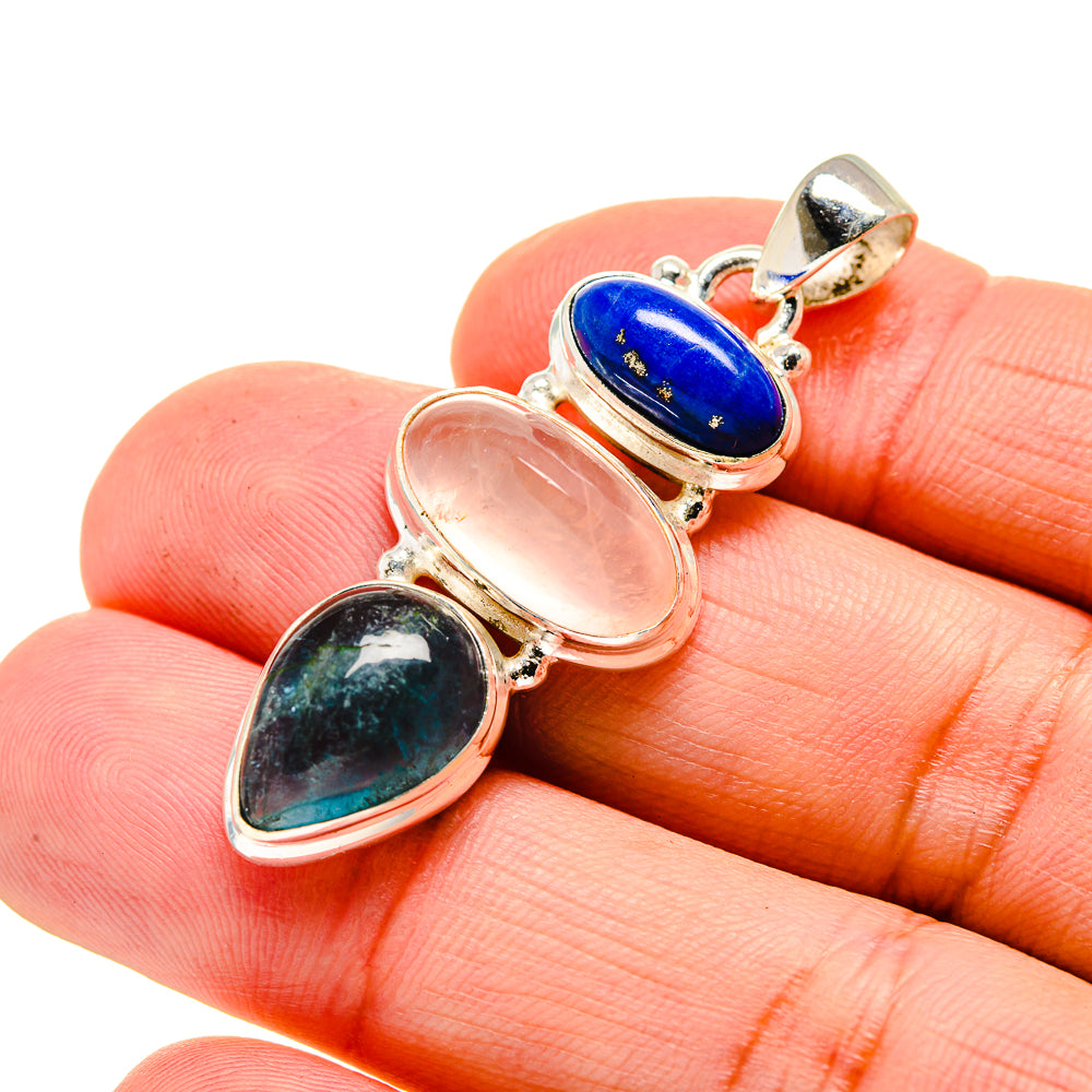 Green Fluorite Pendants handcrafted by Ana Silver Co - PD744054