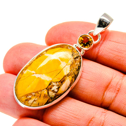 Brecciated Mookaite Pendants handcrafted by Ana Silver Co - PD744057