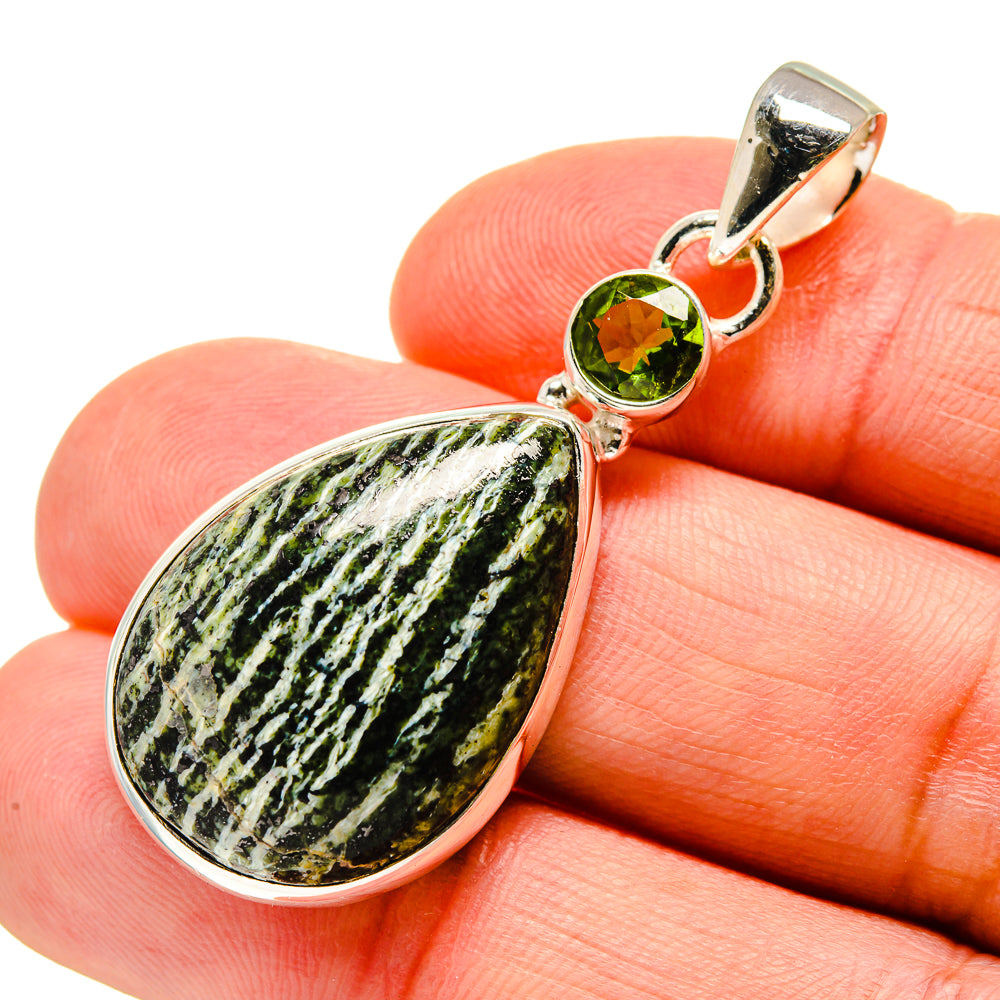 Lizard Jasper Pendants handcrafted by Ana Silver Co - PD744110