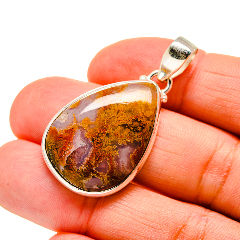 Tube Agate Pendants handcrafted by Ana Silver Co - PD744116