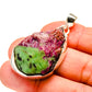 Ruby Zoisite Pendants handcrafted by Ana Silver Co - PD744134