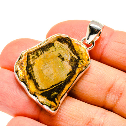 Petrified Wood Pendants handcrafted by Ana Silver Co - PD744202