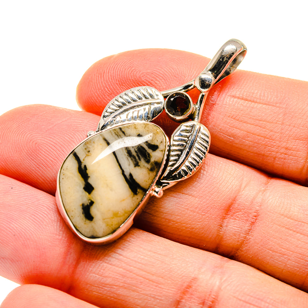 Peanut Wood Jasper Pendants handcrafted by Ana Silver Co - PD744226