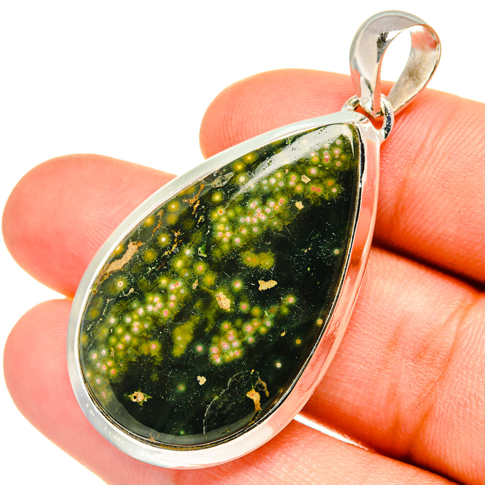 Ocean Jasper Pendants handcrafted by Ana Silver Co - PD7444