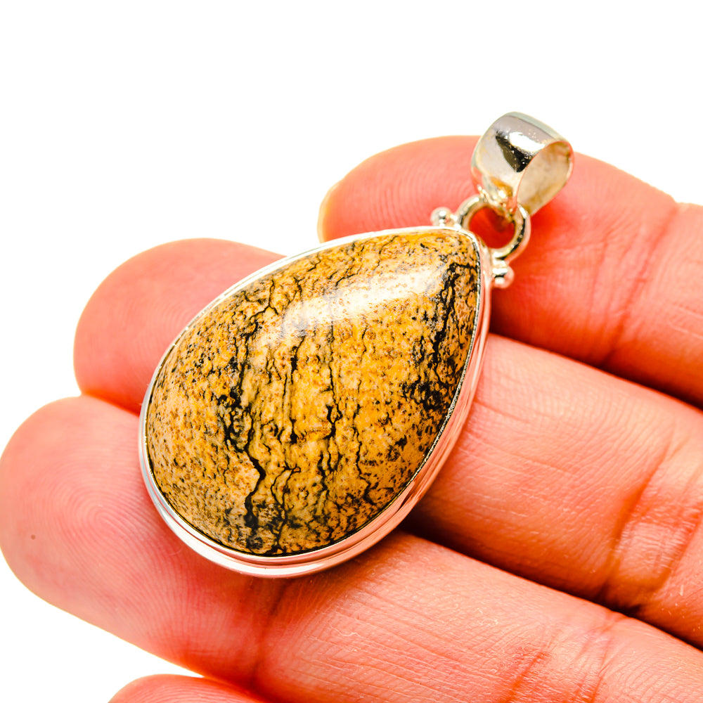 Picture Jasper Pendants handcrafted by Ana Silver Co - PD744548
