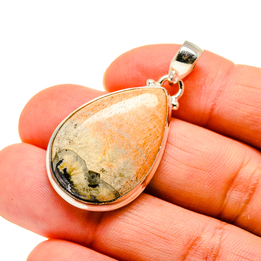 Scolecite Pendants handcrafted by Ana Silver Co - PD744590