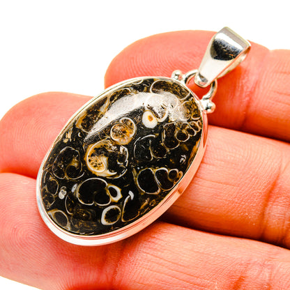 Turritella Agate Pendants handcrafted by Ana Silver Co - PD744793