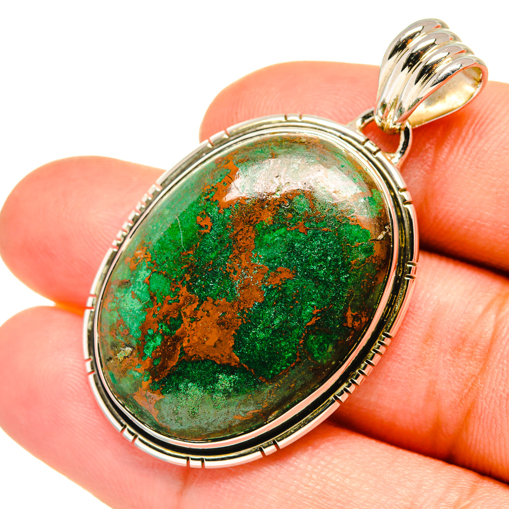Chrysocolla Pendants handcrafted by Ana Silver Co - PD7448