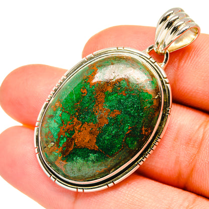 Chrysocolla Pendants handcrafted by Ana Silver Co - PD7448