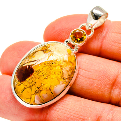 Brecciated Mookaite Pendants handcrafted by Ana Silver Co - PD744838