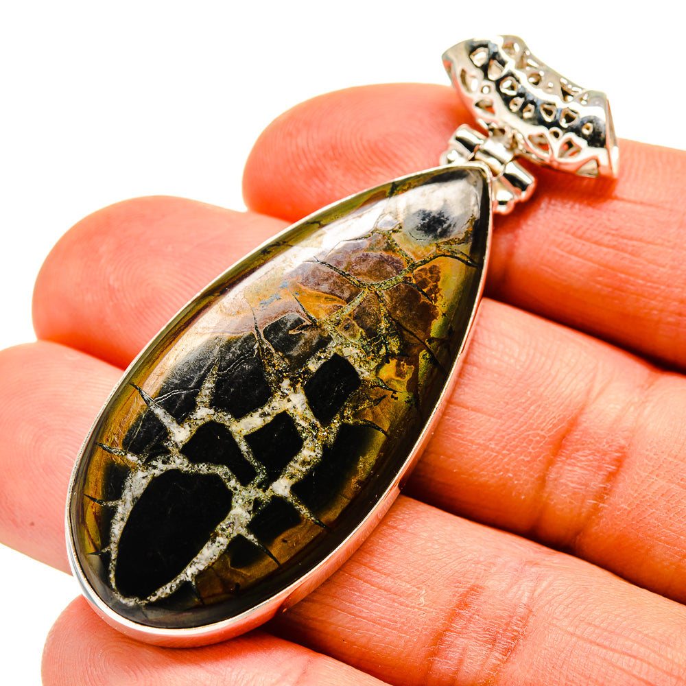 Septarian Geode Pendants handcrafted by Ana Silver Co - PD744907