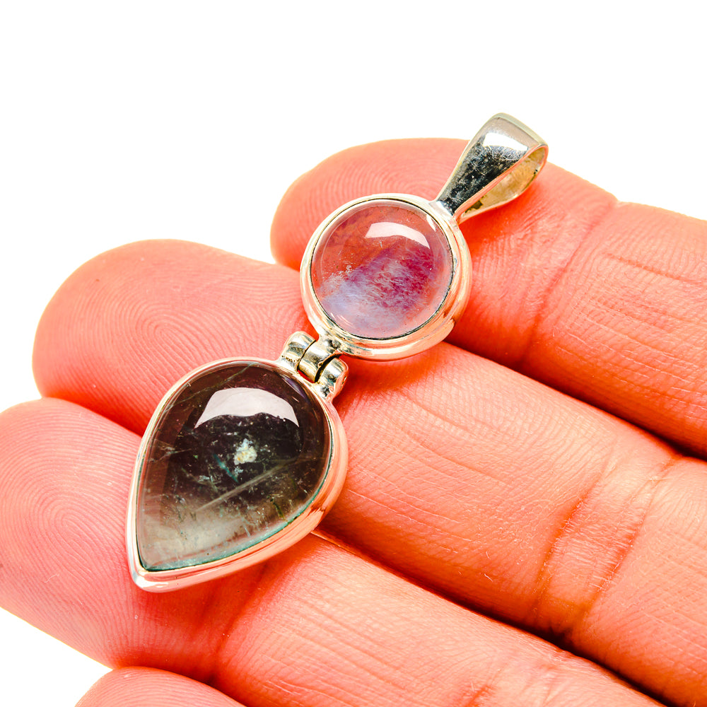 Green Fluorite Pendants handcrafted by Ana Silver Co - PD744921