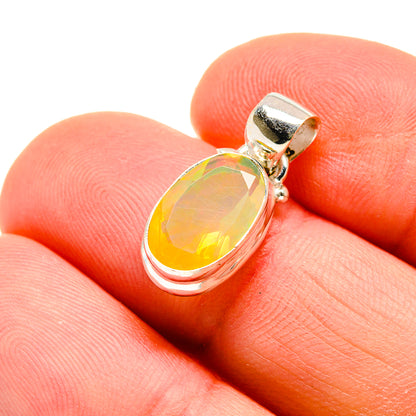 Ethiopian Opal Pendants handcrafted by Ana Silver Co - PD744950