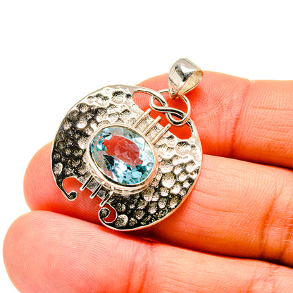 Blue Topaz Pendants handcrafted by Ana Silver Co - PD744961