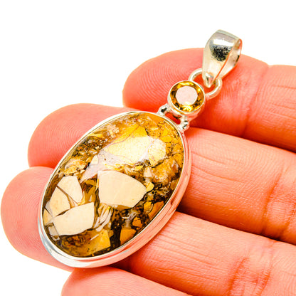 Brecciated Mookaite Pendants handcrafted by Ana Silver Co - PD745010