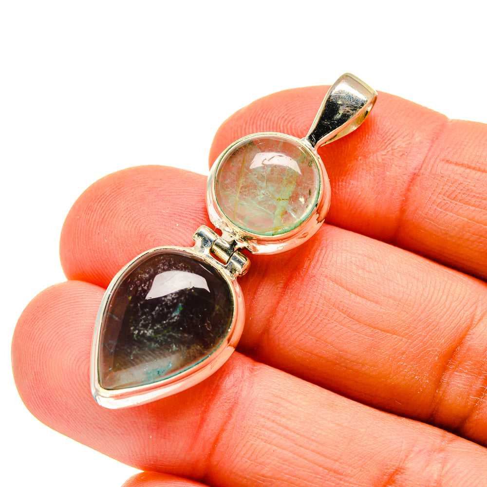 Green Fluorite Pendants handcrafted by Ana Silver Co - PD745037