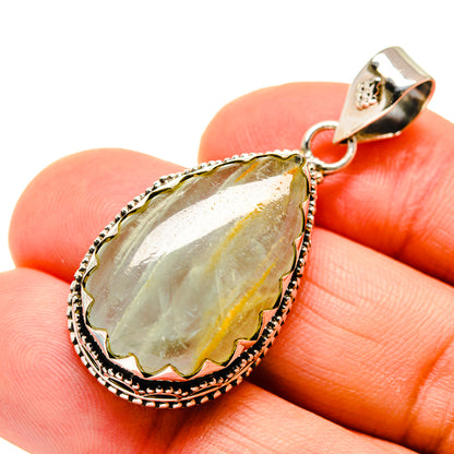 Green Fluorite Pendants handcrafted by Ana Silver Co - PD745111