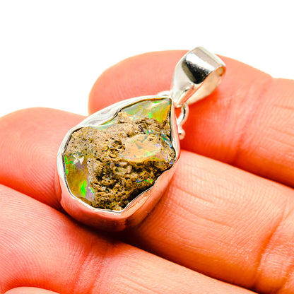 Ethiopian Opal Pendants handcrafted by Ana Silver Co - PD745120
