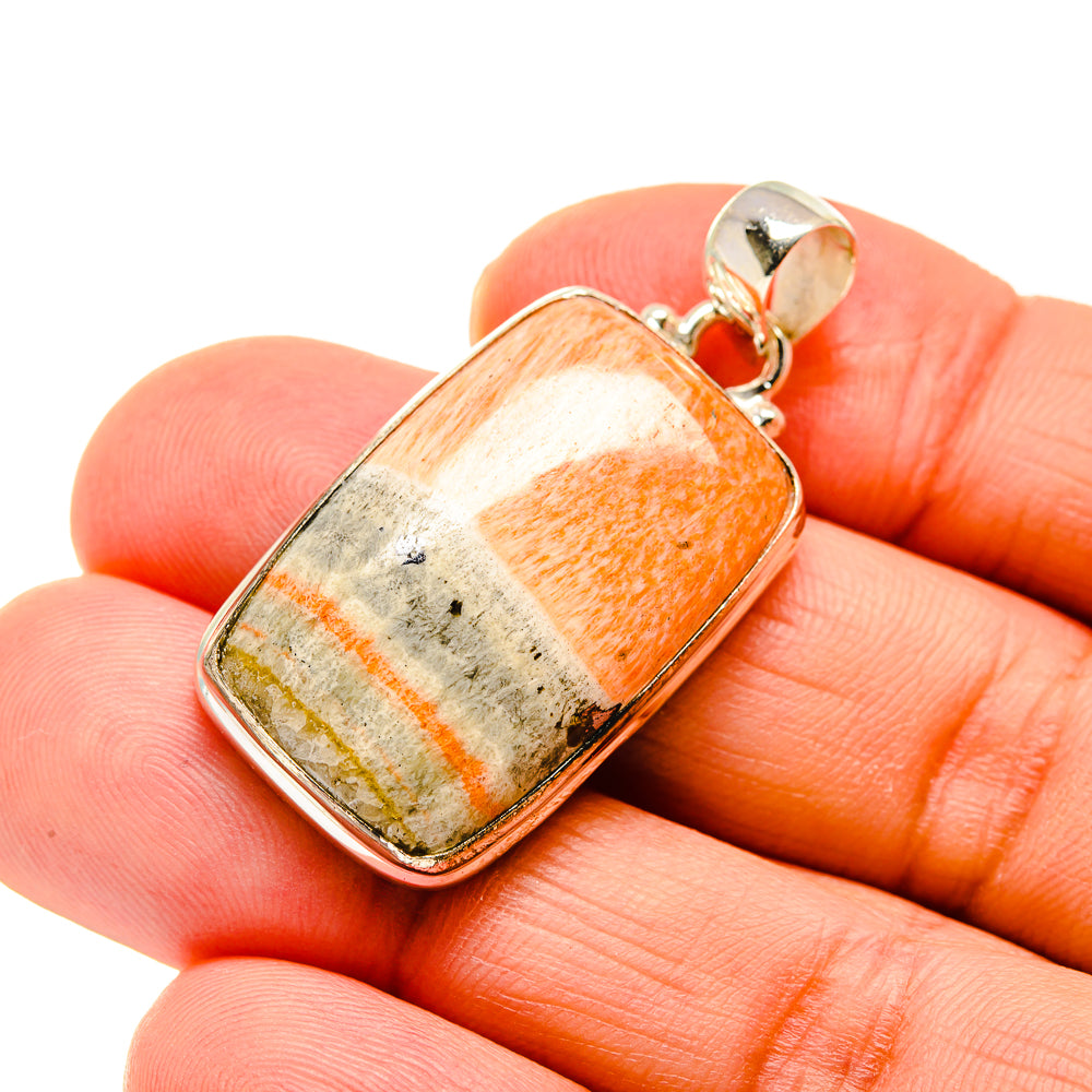 Scolecite Pendants handcrafted by Ana Silver Co - PD745129