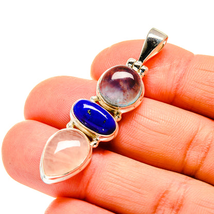 Rose Quartz Pendants handcrafted by Ana Silver Co - PD745135