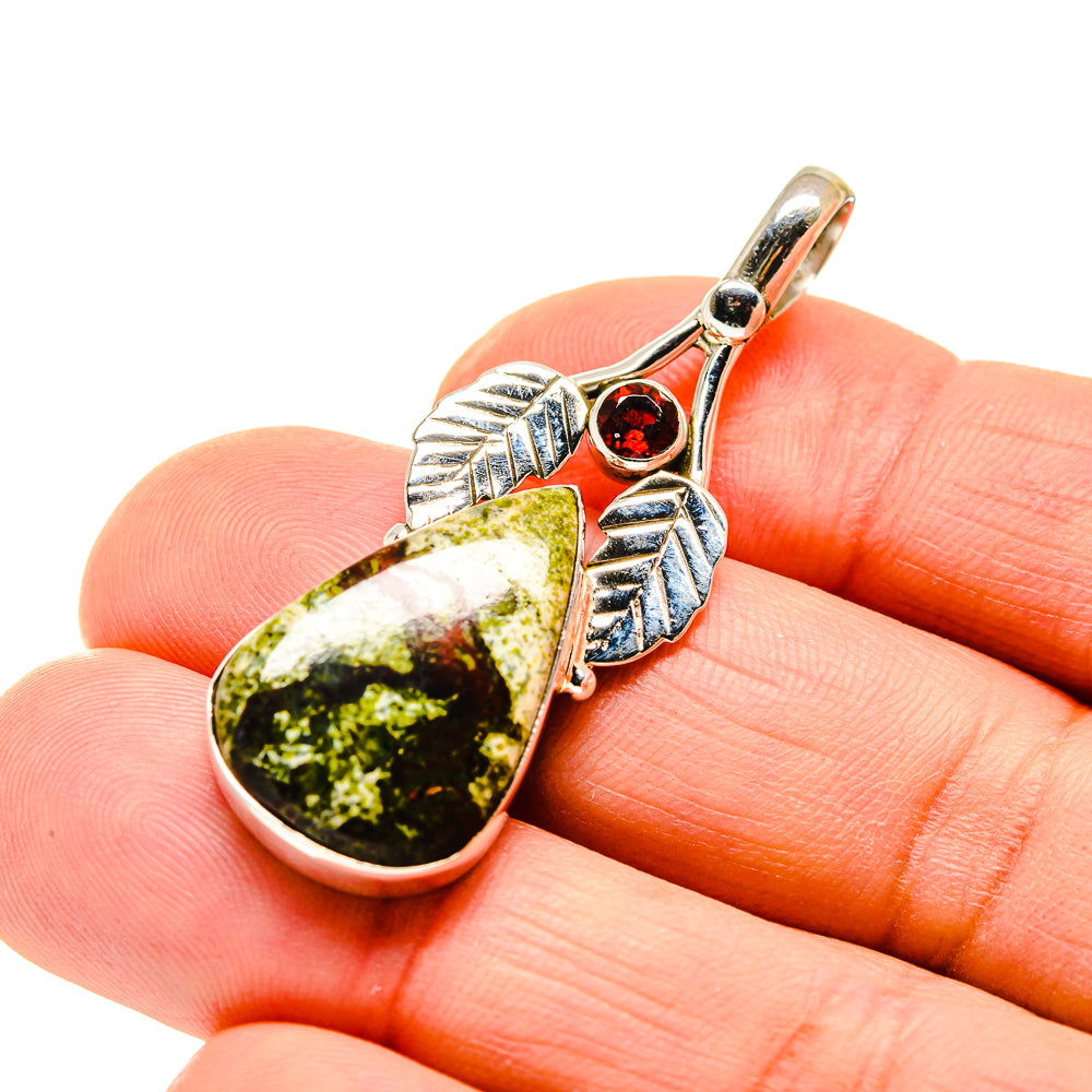 Rainforest Jasper Pendants handcrafted by Ana Silver Co - PD745150