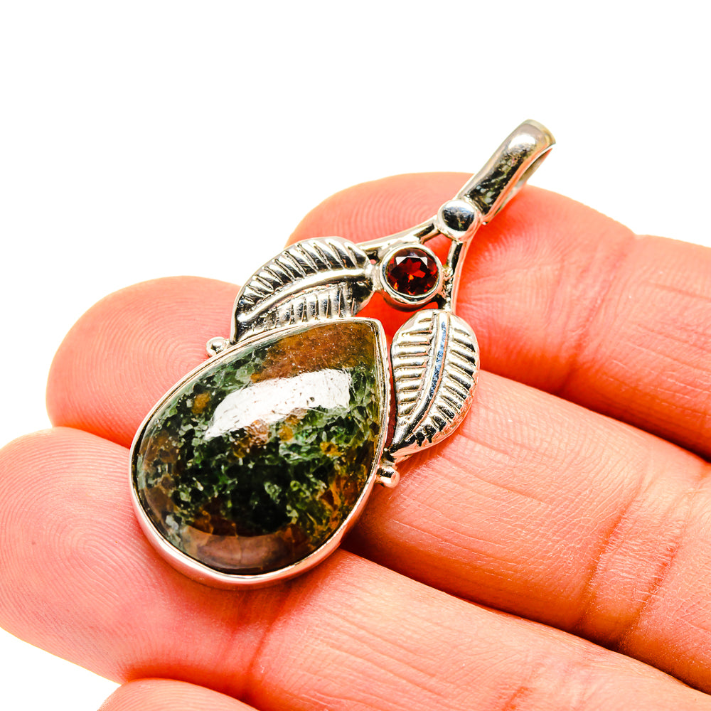 Rainforest Jasper Pendants handcrafted by Ana Silver Co - PD745154