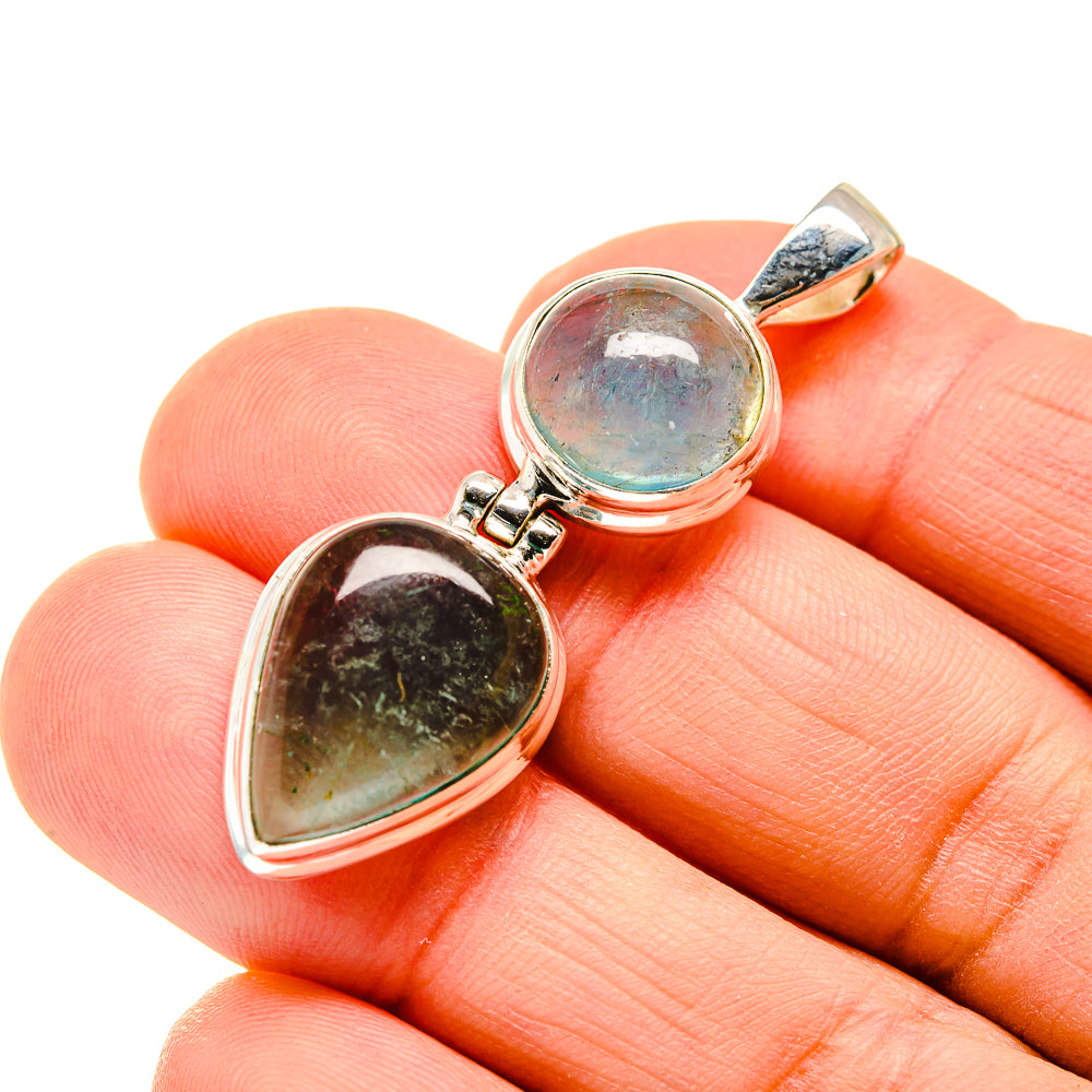 Green Fluorite Pendants handcrafted by Ana Silver Co - PD745155