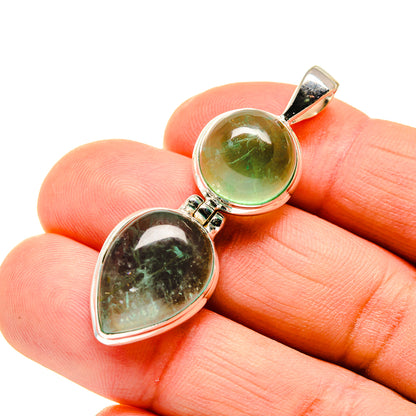Green Fluorite Pendants handcrafted by Ana Silver Co - PD745189