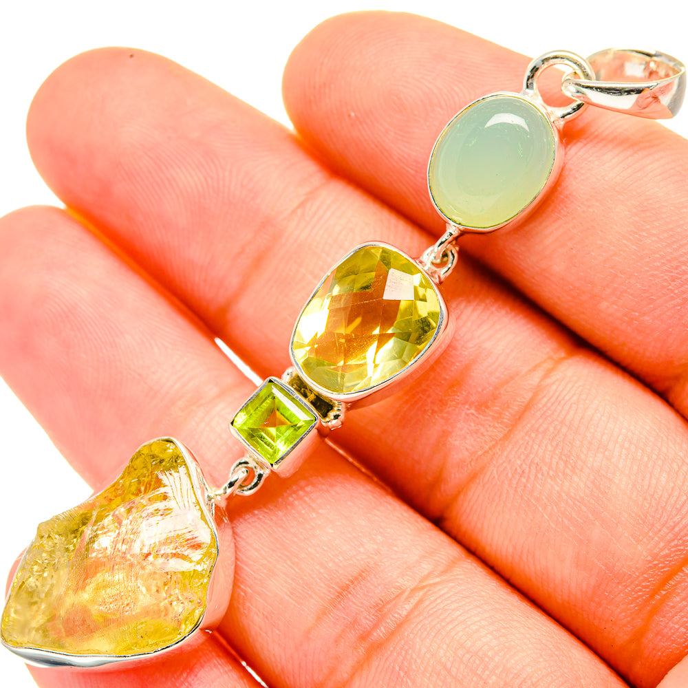 Citrine Pendants handcrafted by Ana Silver Co - PD7453