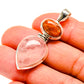 Rose Quartz Pendants handcrafted by Ana Silver Co - PD745347