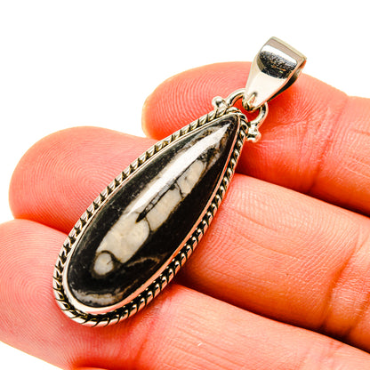 Orthoceras Fossil Pendants handcrafted by Ana Silver Co - PD745352
