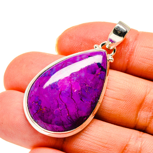 Purple Copper Composite Turquoise Pendants handcrafted by Ana Silver Co - PD745454