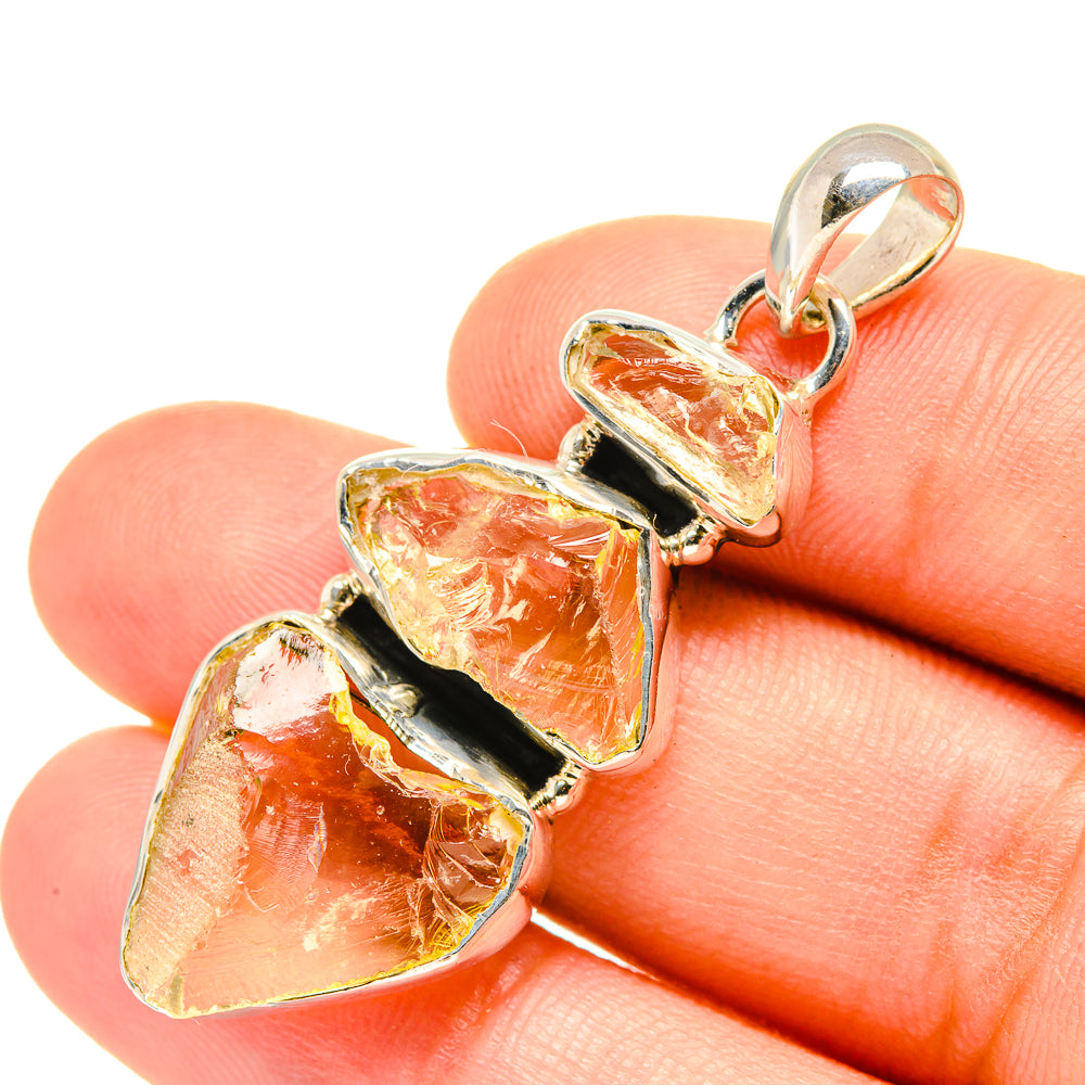 Citrine Pendants handcrafted by Ana Silver Co - PD7455