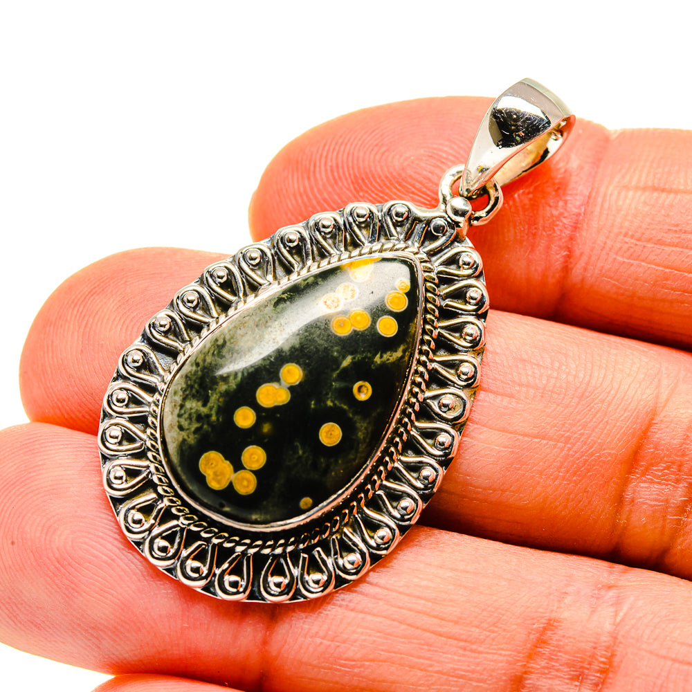 Ocean Jasper Pendants handcrafted by Ana Silver Co - PD745663
