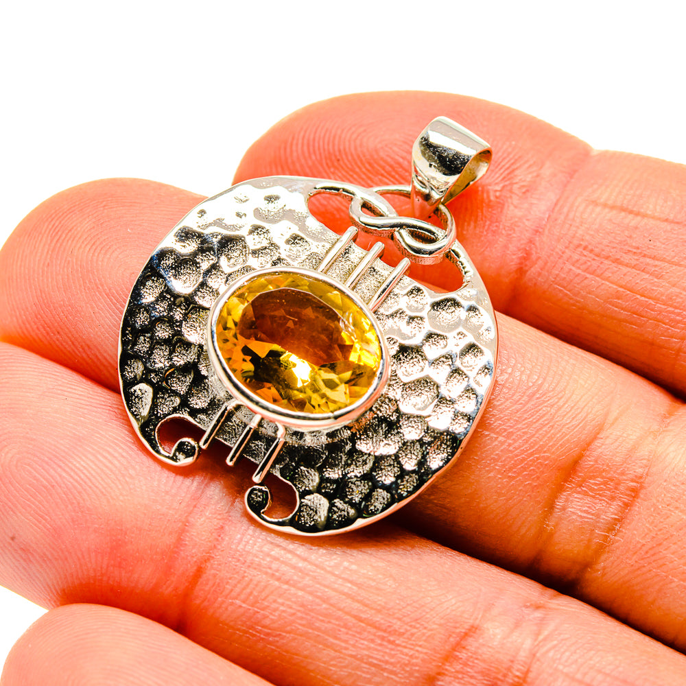 Citrine Pendants handcrafted by Ana Silver Co - PD745708