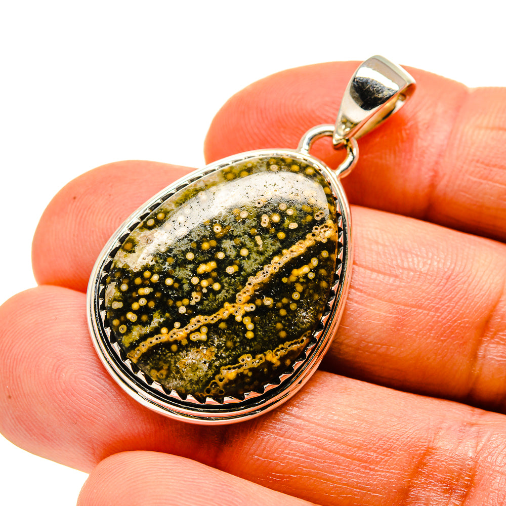 Ocean Jasper Pendants handcrafted by Ana Silver Co - PD745729
