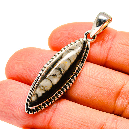Orthoceras Fossil Pendants handcrafted by Ana Silver Co - PD745769