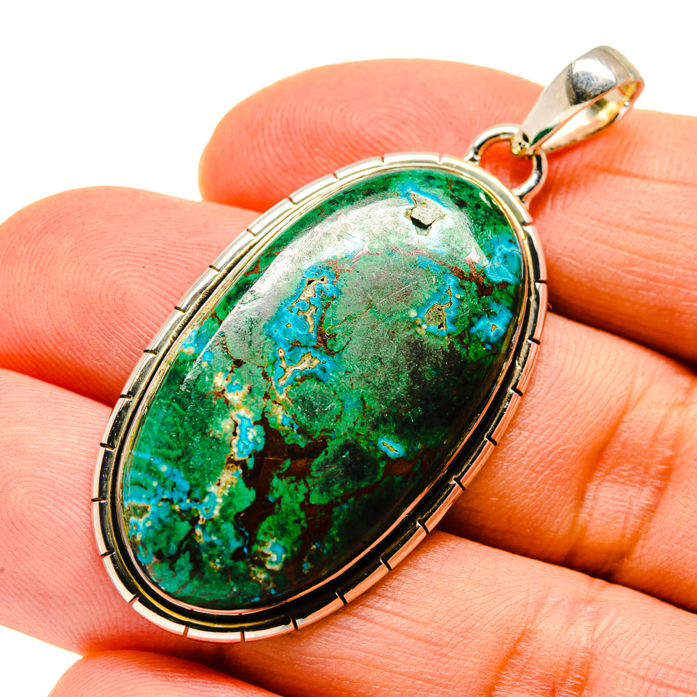 Chrysocolla Pendants handcrafted by Ana Silver Co - PD745820