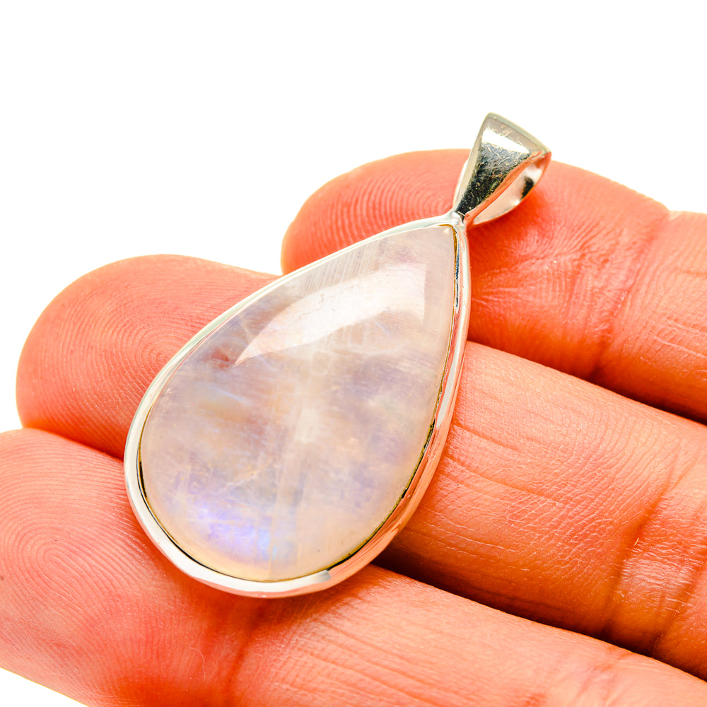 Rainbow Moonstone Pendants handcrafted by Ana Silver Co - PD745848