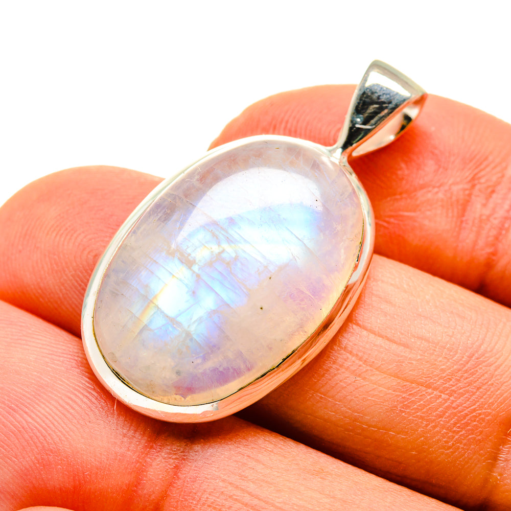 Rainbow Moonstone Pendants handcrafted by Ana Silver Co - PD745856