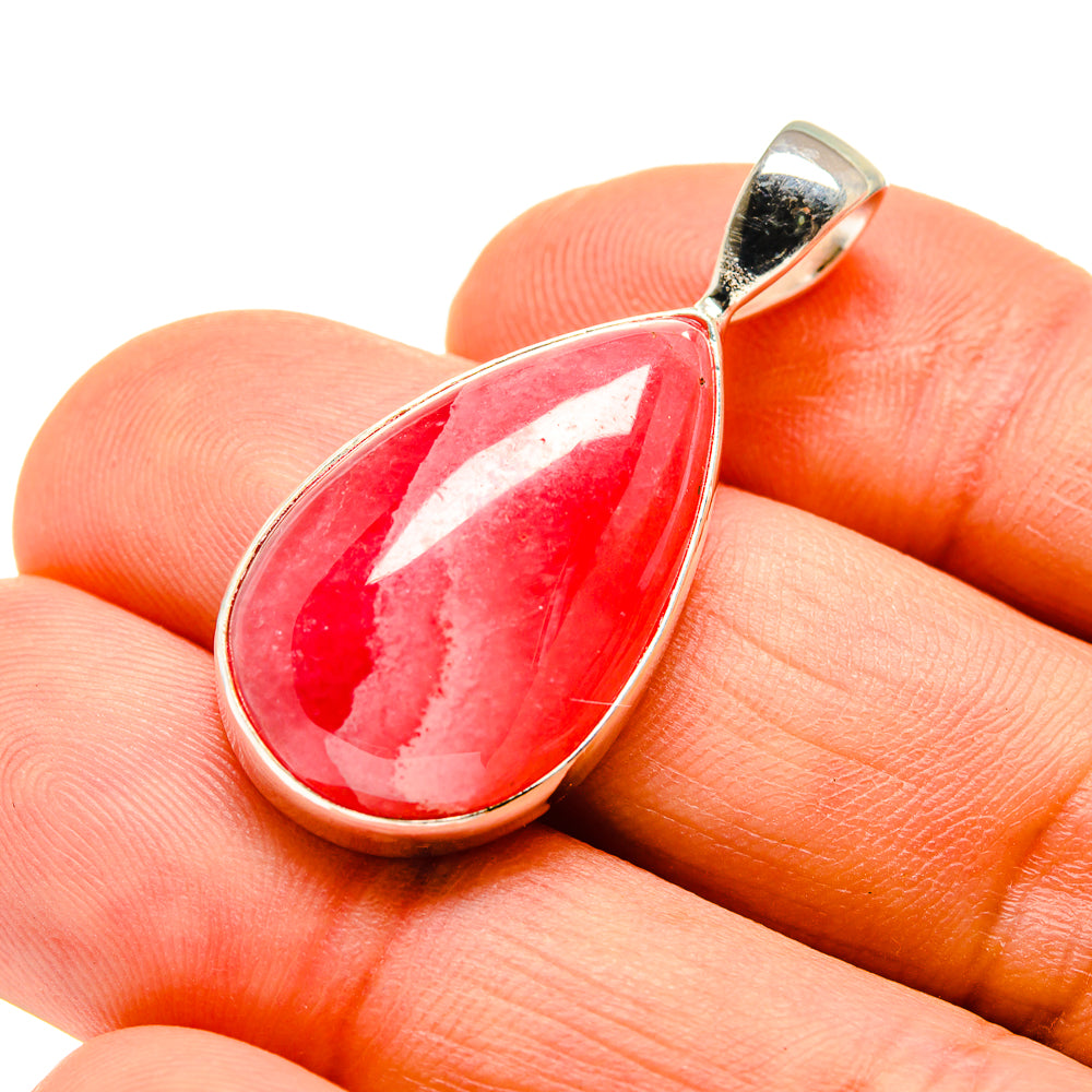 Pink Agate Pendants handcrafted by Ana Silver Co - PD745860