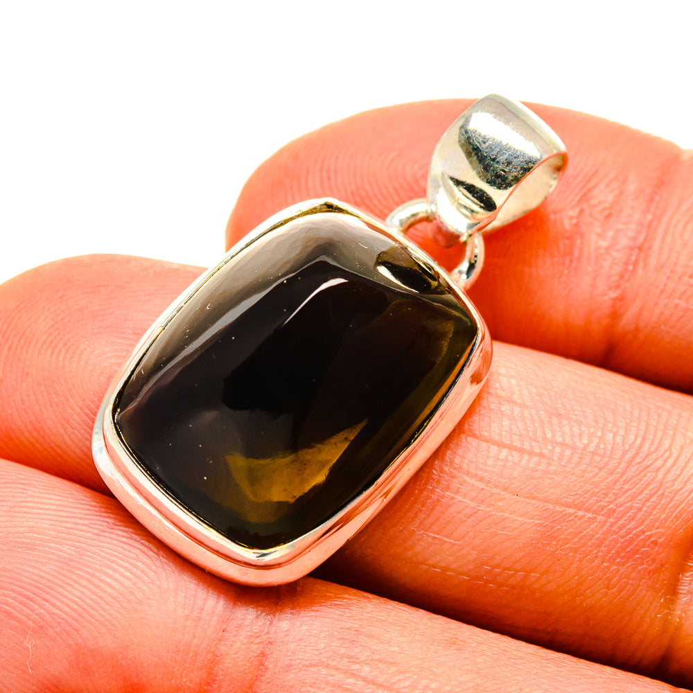 Olive Quartz Pendants handcrafted by Ana Silver Co - PD745940
