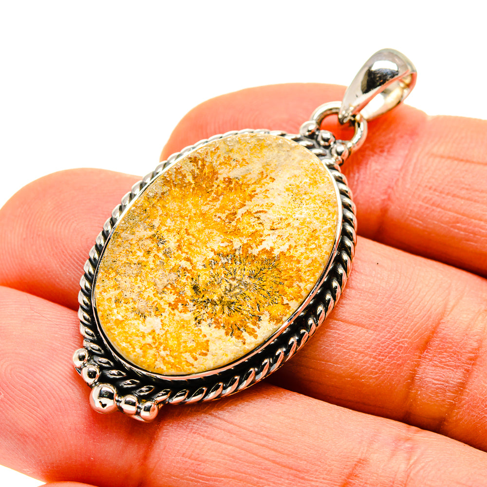 Germany Psilomelane Dendrite Pendants handcrafted by Ana Silver Co - PD745965