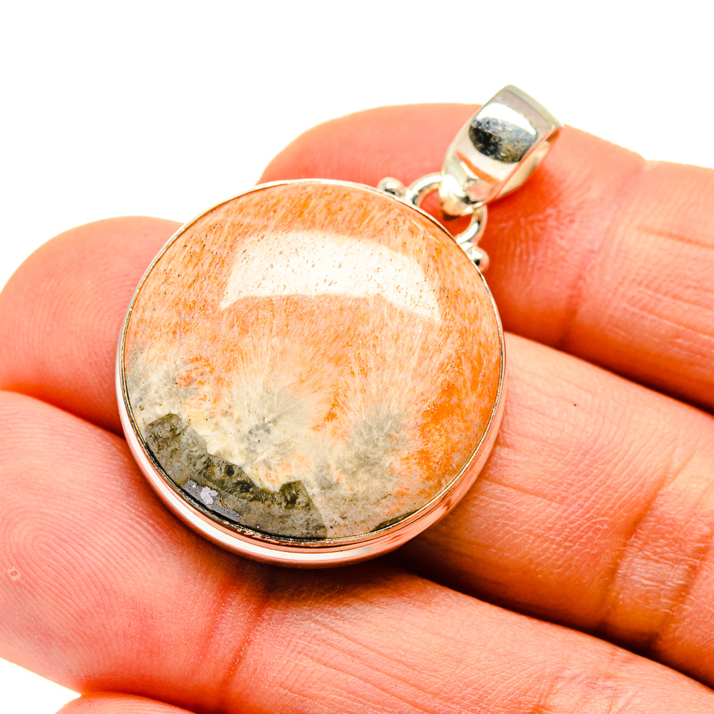 Scolecite Pendants handcrafted by Ana Silver Co - PD745995